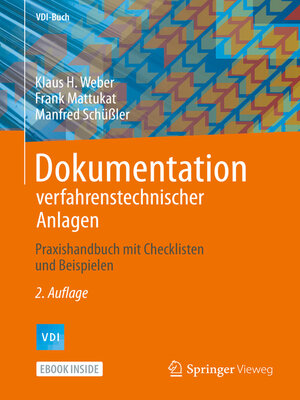 cover image of Dokumentation verfahrenstechnischer Anlagen